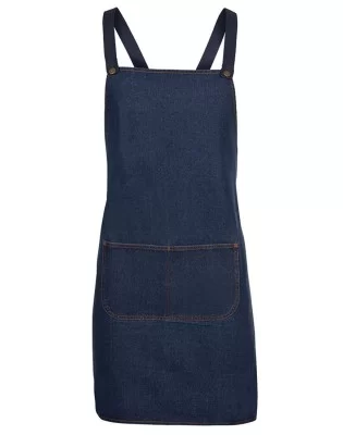 Cross back Denim Apron (Without Straps)