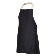 Apron with colour straps