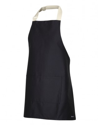 Apron with colour straps