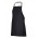 Apron with colour straps - Black / Grey