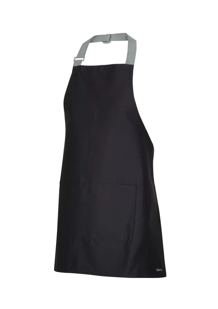 Apron with colour straps