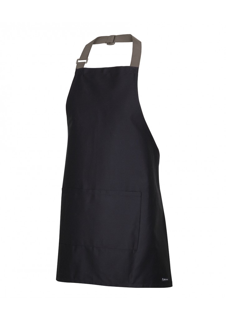 Apron with colour straps