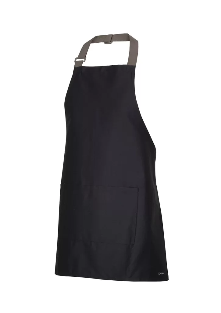 Apron with colour straps