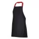 Apron with colour straps