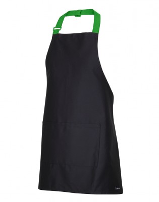 Apron with colour straps