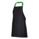 Apron with colour straps