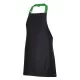 Apron with colour straps