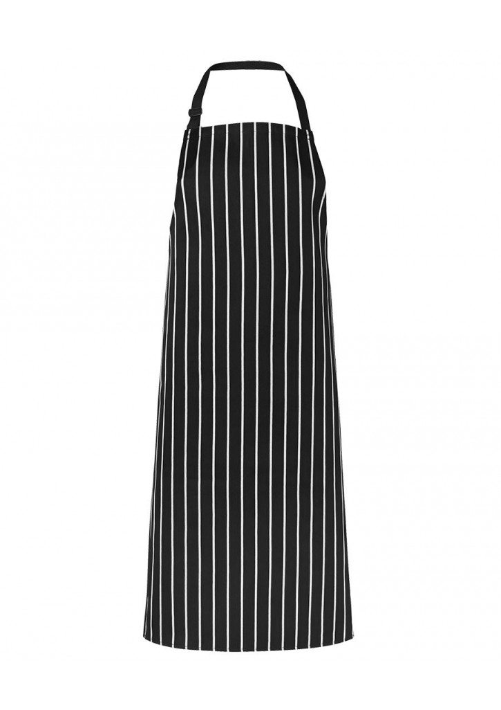 Bib Apron Striped without Pocket