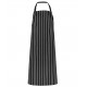 Bib Apron Striped without Pocket