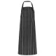 Bib Apron Striped without Pocket