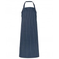 Bib Apron Striped without Pocket
