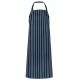 Bib Apron Striped without Pocket