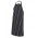 Bib Apron Striped with Pocket - Black / White