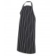 Bib Apron Striped with Pocket
