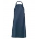 Bib Apron Striped with Pocket
