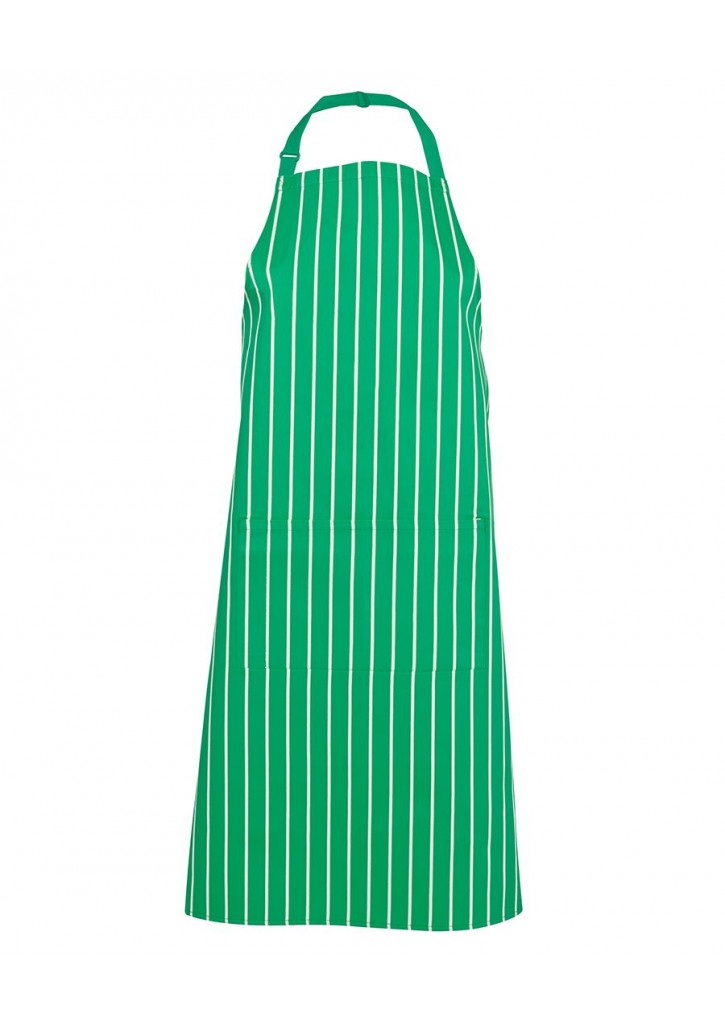 Bib Apron Striped with Pocket