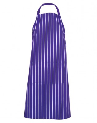 Bib Apron Striped with Pocket