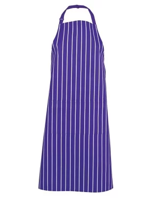 Bib Apron Striped with Pocket