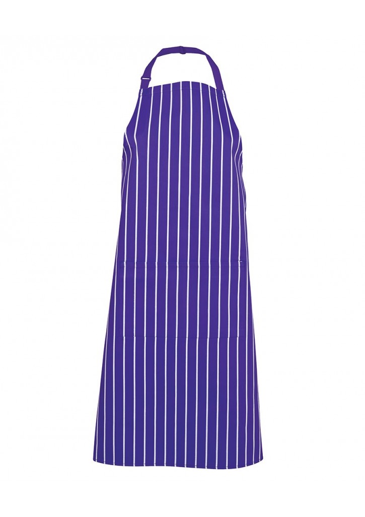 Bib Apron Striped with Pocket