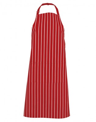 Bib Apron Striped with Pocket