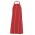 Bib Apron Striped with Pocket - Red/White