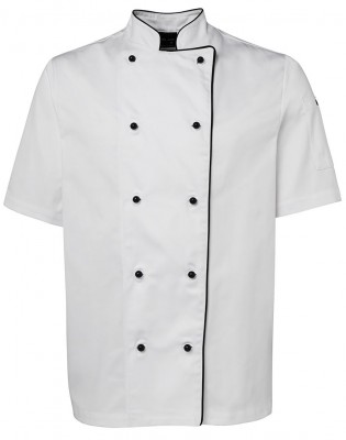 Short Sleeve Unisex Chefs Jacket