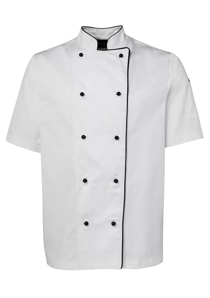 Short Sleeve Unisex Chefs Jacket
