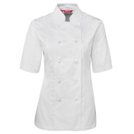 Ladies Short Sleeve Chefs Jacket 