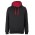 Tradies Premium hoodie - Black / Red
