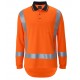 Hi Vis Day & Night Long Sleeve Non Cuff TTMC-W Traditional Polo 