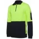 HI VIS 330G 1/2 ZIP FLEECE
