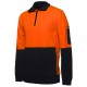 HI VIS 330G 1/2 ZIP FLEECE