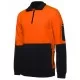HI VIS 330G 1/2 ZIP FLEECE