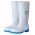 Steel Toe Cap And Steel Plate Gumboot - White