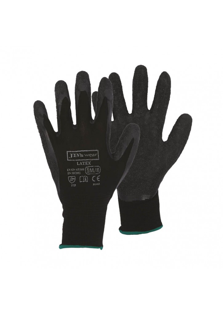 Black Latex Glove (12 Pack)