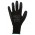 Black Latex Glove (12 Pack) - Black