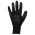 Black Latex Glove (12 Pack) - Black