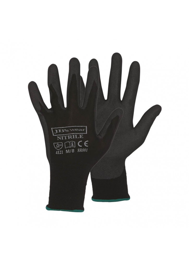 Black Nitrile Breathable Glove (12 Pack)