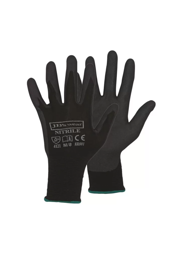 Black Nitrile Breathable Glove (12 Pack)