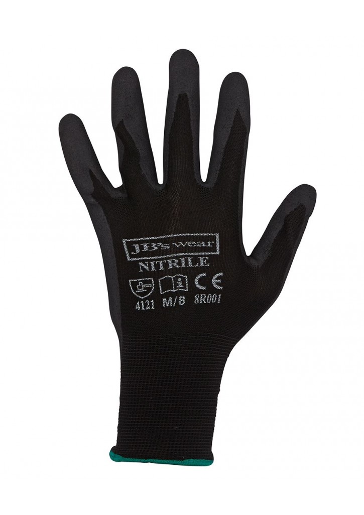 Black Nitrile Breathable Glove (12 Pack)