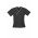 Ladies Contrast Crossover Scrubs Top - Black