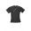 Ladies Contrast Crossover Scrubs Top - Black