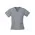 Ladies Contrast Crossover Scrubs Top - Pewter