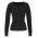 Ladies Origin Merino Cardigan - Black / Charcoal