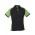 Ladies Nitro Polo - Black / Green / White