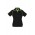 Ladies Fusion Polo - Black / Fluro Lime