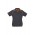 Ladies Fusion Polo - Grey / Fluro Orange