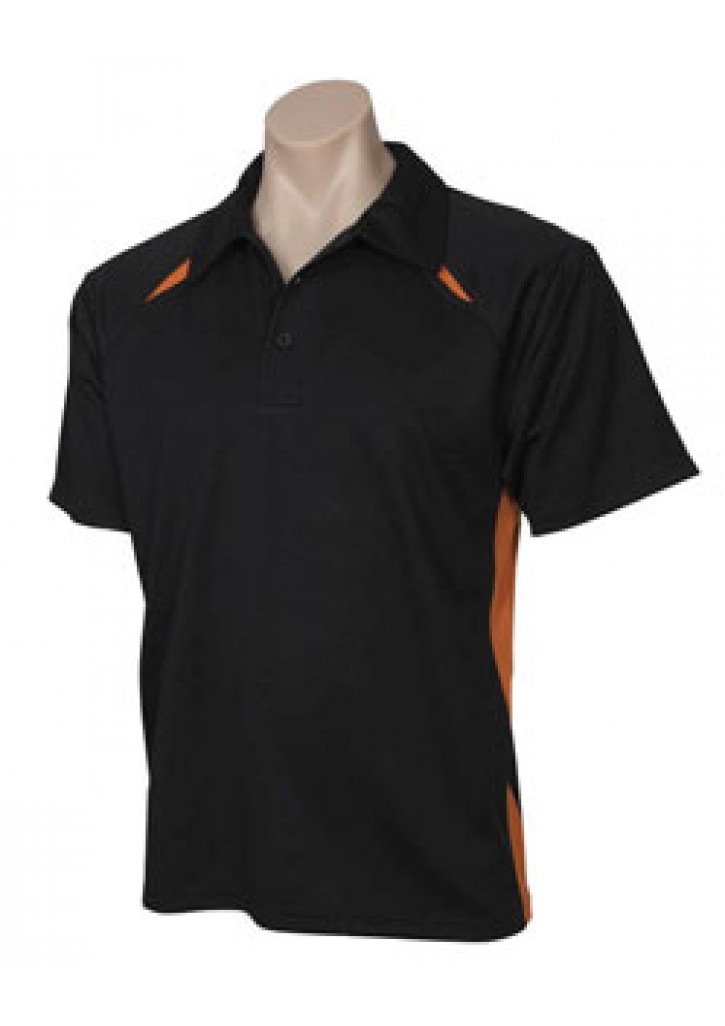 Mens Splice Short Sleeve Polo