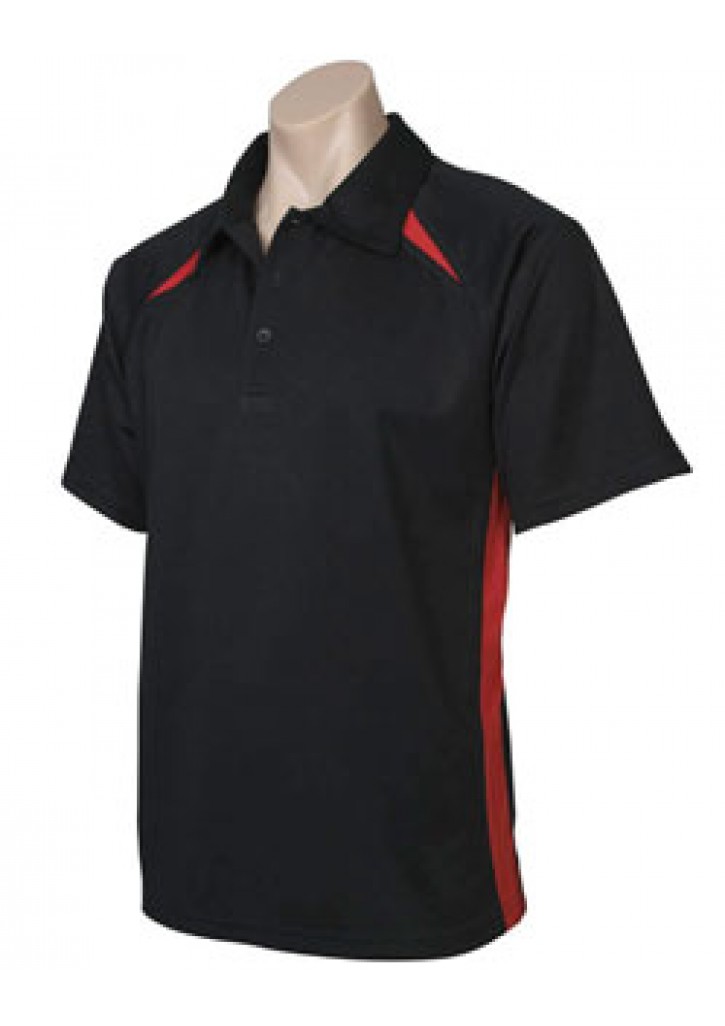 Mens Splice Short Sleeve Polo