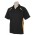 Mens Splice Short Sleeve Polo - Black / Gold